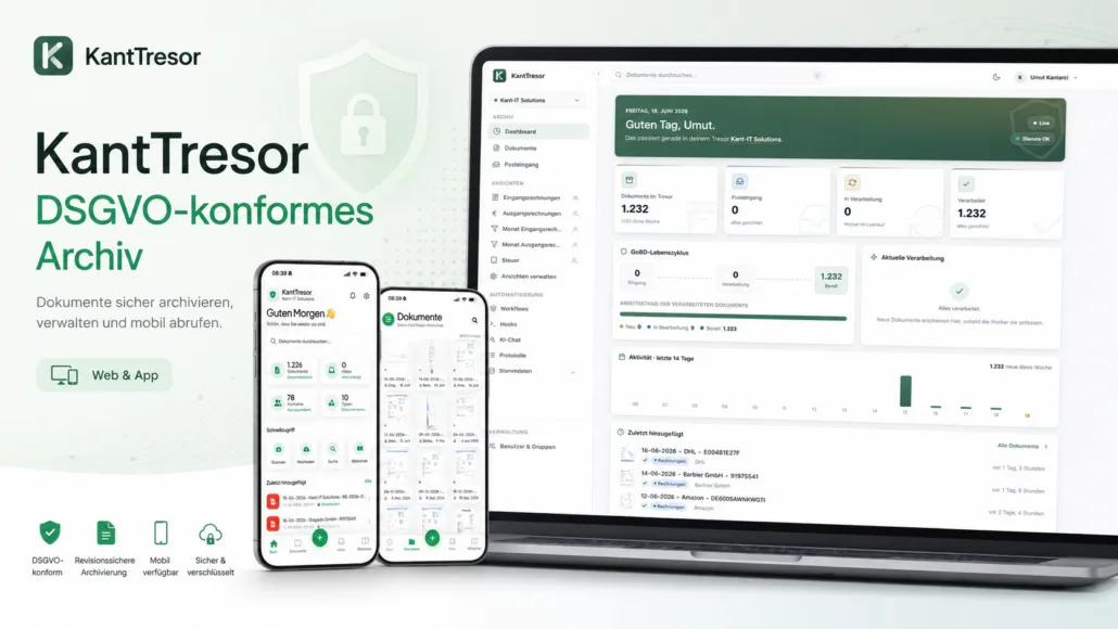 KantTresor – DSGVO-konforme Archivierung
