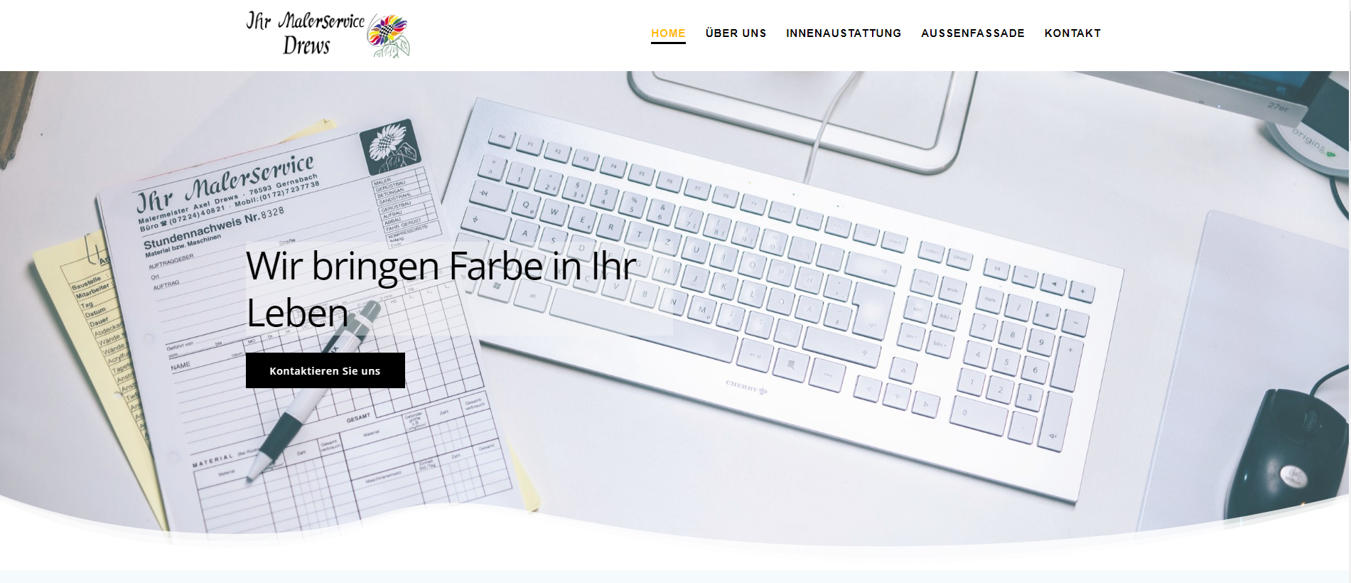 Webpräsenz Ihr Malerservice Drews