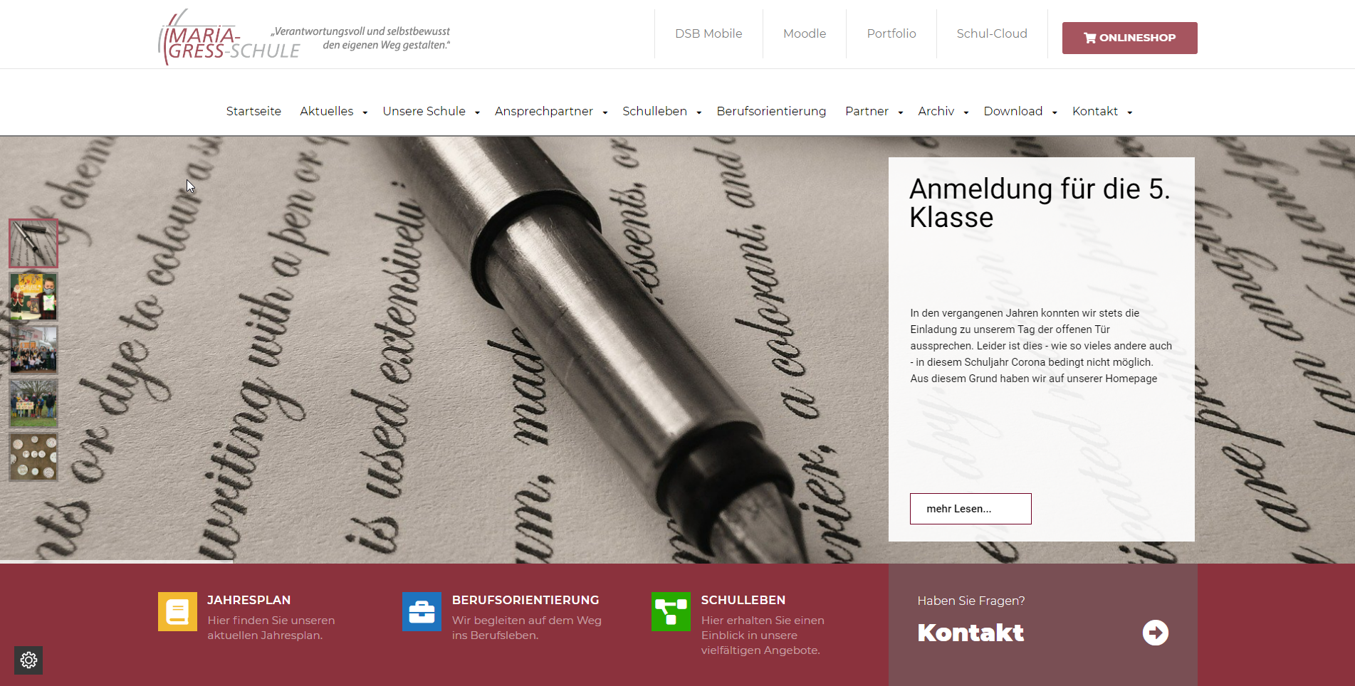 Maria-Gress-Schule Iffezheim Homepage